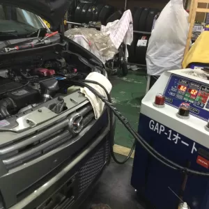 AZワゴン　MJ21S　ATF圧送交換　エンジンオイルオイルパン清掃のサムネイル