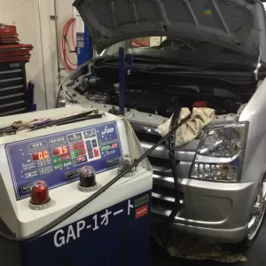 ご購入頂いたワゴンR　MH21S　ATF圧送交換　RECS注入（エンジン内部洗浄）のサムネイル