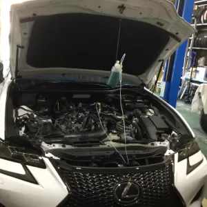 レクサス　GS　F　RECS注入（エンジン内部洗浄）のサムネイル